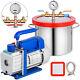 1 1/2 Gallon Vacuum Chamber And 3.6 Cfm Single Stage Pump To Degassing Silicone