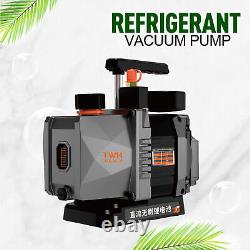 1/2HP 7CFM 1/4 Air inlet Refrigeration Refrigerant Vacuum Pump For 18v Battery