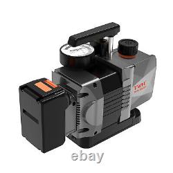 1/2HP 7CFM Refrigerant Vacuum Pump 1/4 Air inlet Refrigeration Fit 18v Battery