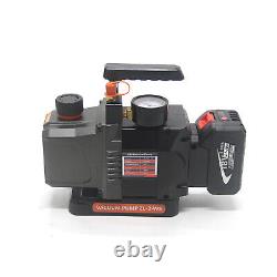 1/2HP 7CFM Refrigerant Vacuum Pump 1/4 Air inlet Refrigeration Fit 18v Battery