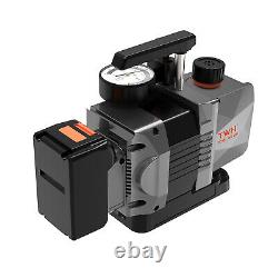 1/2HP 7CFM Refrigerant Vacuum Pump 1/4 Air inlet Refrigeration Fit 18v Battery