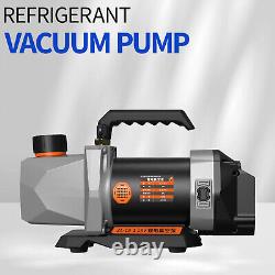 1/2HP 7CFM Refrigerant Vacuum Pump 1/4 Air inlet Refrigeration For 18v Battery