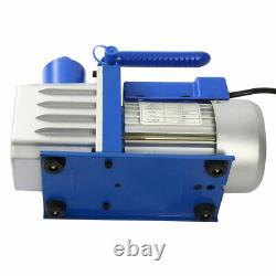 1/3HP 5CFM Vacuum Pump 110V One Stage Rotary Vane Refrigerant Air Conditioning