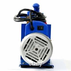 1/3HP 5CFM Vacuum Pump 110V One Stage Rotary Vane Refrigerant Air Conditioning