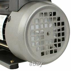 1/4 HP 3.5 CFM Single Stage Air Vacuum Pump R134a AC Manifold Gauge Set Kit Fast