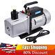 1-stage Deep Vacuum Pump 12cfm High Performance Rotary Vane 1hp Hvac Field Tool