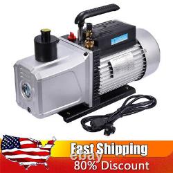 1-Stage Deep Vacuum Pump 12CFM High Performance Rotary Vane 1HP HVAC Field Tool