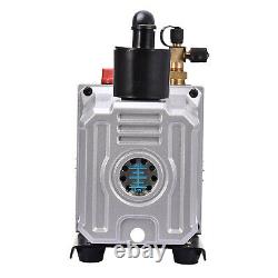 1-Stage Deep Vacuum Pump 12CFM High Performance Rotary Vane 1HP HVAC Field Tool