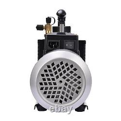 1-Stage Deep Vacuum Pump 12CFM High Performance Rotary Vane 1HP HVAC Field Tool