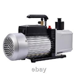 1-Stage Deep Vacuum Pump 12CFM High Performance Rotary Vane 1HP HVAC Field Tool