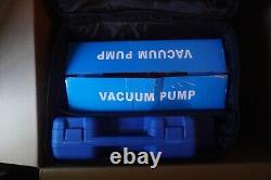 1 Stage Rotary Vane Vacuum Pump RS-1.5 4CFM 5Pa 110v with Case and EXTRAs READ