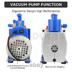 1 Stage Vacuum Pump 1/2HP 7CFM Rotary Vane Deep HVAC AC Air Conditioning Tool