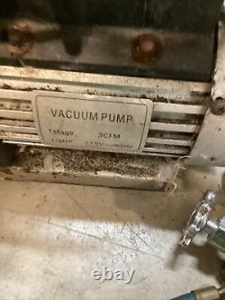 1 napa 3cfm 1 stage 1/3 HP 115v a/c vacuum pump with gauges