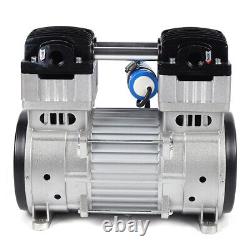 1100W 7CFM Silent Air Pump Compressor Head Small Air Mute Oilless Vacuum Pump US