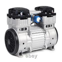 1100W Oilless Vacuum Pump Industrial Air Compressor Oil Free Piston Pump 7CFM
