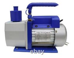 110V 5CFM Vacuum Pump 2L 0.3Pa Dual-stage Rotary Vane Vacuum Pump
