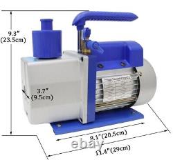 110V 5CFM Vacuum Pump 2L 0.3Pa Dual-stage Rotary Vane Vacuum Pump