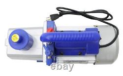 110V 7CFM Powered Vacuum Pump Rotary Vane Vacuum Pump Dual-Stage Pumps 160800