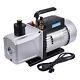 12 Cfm Vacuum Pump Single Stage 110v Inlet 1/4 And 3/8 Sae 1 Hp