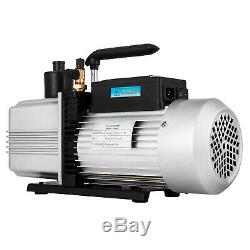 12 Cfm Vacuum Pump Single Stage 110V Inlet 1/4 And 3/8 Sae 1 Hp