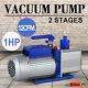 12cfm 2 Stages 1hp Refrigerant Vacuum Pump Ac Conditioning 110v/60hz 1400 Rpm