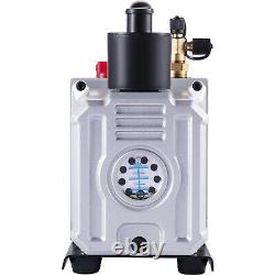 12CFM Vacuum Pump Single Stage refrigeration repair Power 1 HP rotary vane