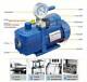 1pc Stage Vacuum Pump Rotary Vane With Gauge 4.3cfm 1/3hp Air Refrigeration 2pa