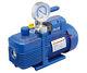 1pc Stage Vacuum Pump Rotary Vane With Gauge 4.3cfm 1/3hp Air Refrigeration 2pa
