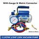 2.12cfm Rotary Vane Air Vacuum Pump 220v 1-stage 150w Hvac Vacuum Drying Packing