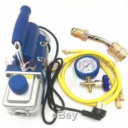 2.12CFM Rotary Vane Air Vacuum Pump 220V 1-Stage 150W HVAC Vacuum Drying Packing
