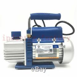 2.12CFM Rotary Vane Air Vacuum Pump 220V 1-Stage 150W HVAC Vacuum Drying Packing