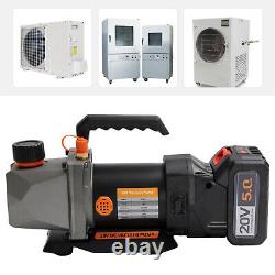 2.5CFM 20V DC Inverter Single-Stage Vacuum Pump for Air Conditioner Refrigerant