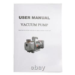 2.5CFM Single-Stage Rotary Vane Vacuum Pump for Hvac/Auto AC Refrigerant Recharg