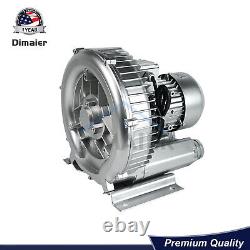 2 HP Regenerative Blower 115 V-120 V 150 CFM 1.75 kW Vacuum Pump 2LG5107AA21