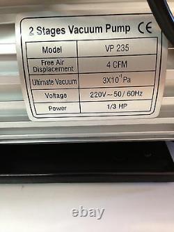 2 Stage 4.5cfm Refrigeration Vacuum Pump 3gauge Selonoid Valve 2ds245s