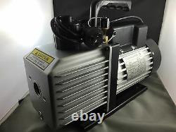 2 Stage 7 Cfm Vacuum Pump 114/min Vacuum Desiccator 2vp260 3/4hp 230 Volt 50hz