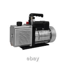 2 Stage Rotary Vein Vacuum Pump 12 CFM, 1HP, 110V, 1/4-3/8 SAE Inlet Port