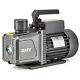 2 Stage Vacuum Pump 9 Cfm 3/4 Hp Hvac Rotary Vane Vacuum Pump Oil Included