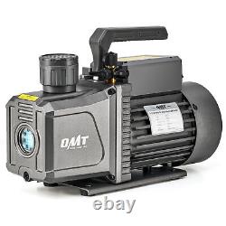 2 Stage Vacuum Pump 9 cfm 3/4 hp HVAC Rotary Vane Vacuum Pump Oil Included