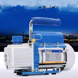 220V 3.15 CFM 90L/MIN Rotary Vane Vacuum Pump 180W HVAC AC Refrigerant Air