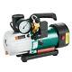 220v 3.6cfm Single Stage Rotary Vane Vacuum Pump Pcv-4m Mini Vacuum Pump 1/5hp