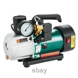 220V 3.6CFM Single Stage Rotary Vane Vacuum Pump PCV-4M Mini Vacuum Pump 1/5HP