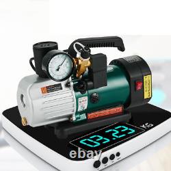 220V 3.6CFM Single Stage Rotary Vane Vacuum Pump PCV-4M Mini Vacuum Pump 1/5HP