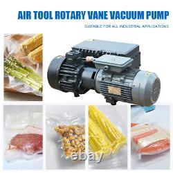 220V 37 CFM 2.2 kw 1 Phase Rotary Vane Vacuum Pump Air Pump Vacuum Electric