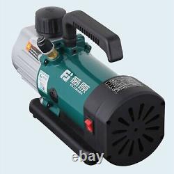 220V Double Stage Vacuum Pump 1.8CFM 1/4HP 187.5W Rotary Vane Degassing Machine