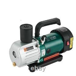 220V Double Stage Vacuum Pump 1.8CFM 1/4HP 187.5W Rotary Vane Degassing Machine