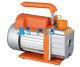 220v Single Stage 6cfm Refrigeration Vacuum Pump R410a R134a R407c Hvac Tool