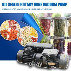 23Cfm 220V Single Stage Oil Sealed Rotary Vane Vacuum Pump For Vacuum Packing