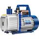 3/4hp 7.2cfm 110v 2stage Hvac Ac Vacuum Pump Air Conditioning With 2 Oil Bottles