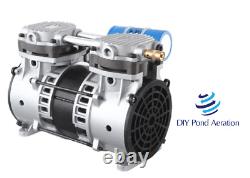 3/4hp Rocking Piston Vacuum Veneer PUMP Compressor 3+cfm 26+hg 100+PSI +3' Cord